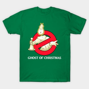 Ghost Of Christmas 80's Retro Ghost Movie Charles Dickens A Christmas Carol Parody T-Shirt